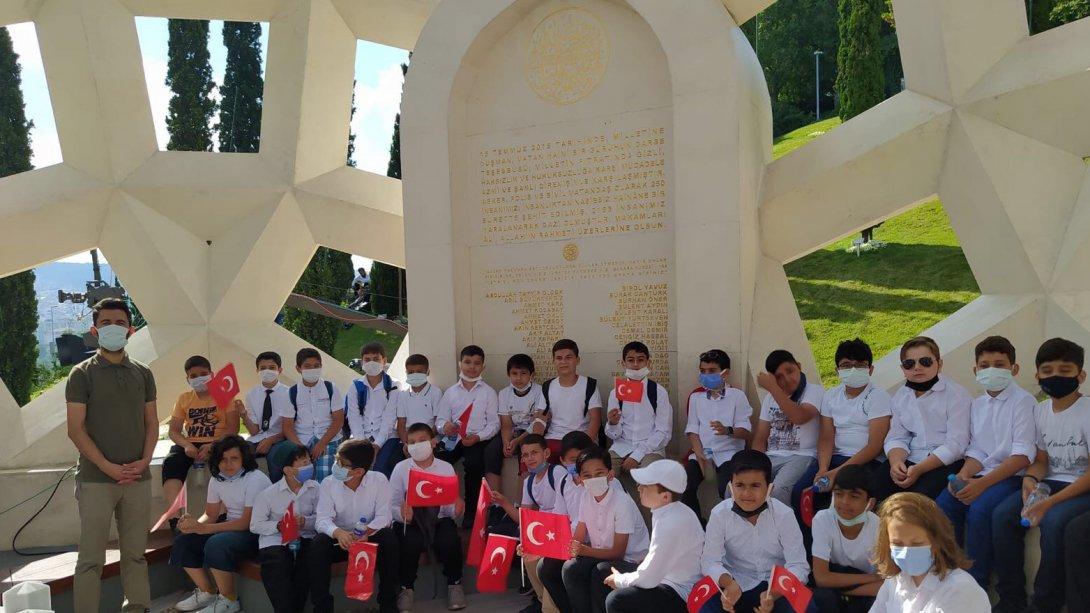 15 Temmuz Demokrasi ve Milli Birlik Günü Dolayısıyla Şehitler Müzesi Ziyareti