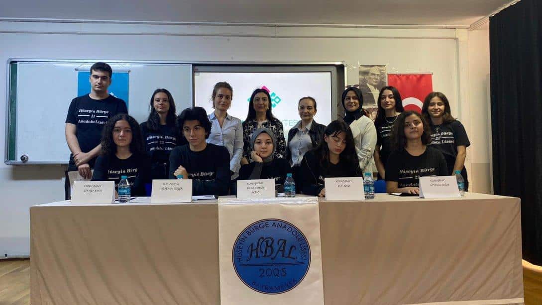 Hüseyin Bürge Anadolu Lisesi'nde Mustafa Kutlu Okul Paneli Gerçekleştirildi