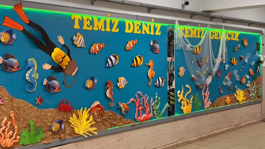 Deniz Çöpleri Projesi Okul Etkinlikleri