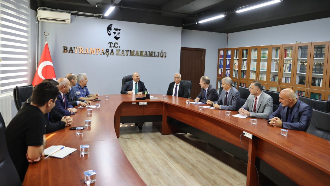 Eğitim Süreçlerinin Güvenliği İçin İlçe Yürütme Kurulu Toplantısı Düzenlendi